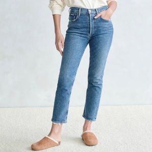 AGOLDE Riley Crop Jean Size 25